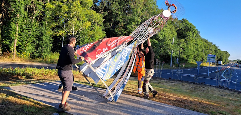 Mise en place des décors