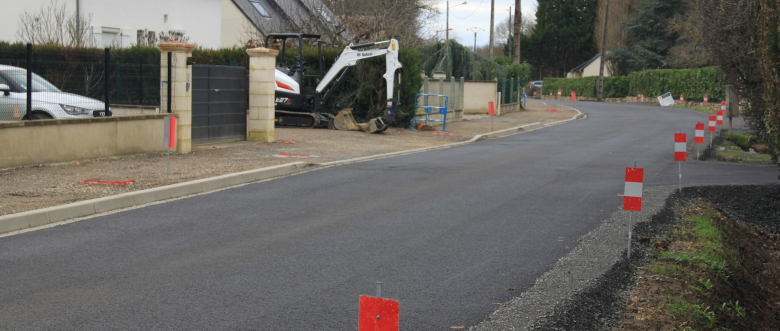 travaux rue de Fosse sèche