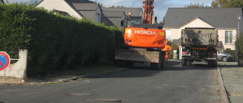 Travaux allée de la Marjolaine