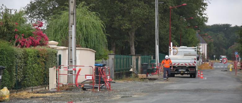 Travaux rue de Fosse Sèche