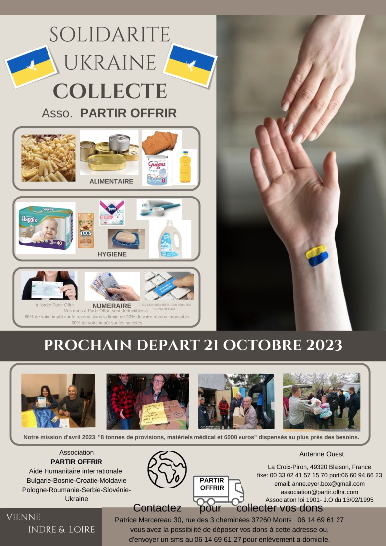 Collecte pour l'Ukraine