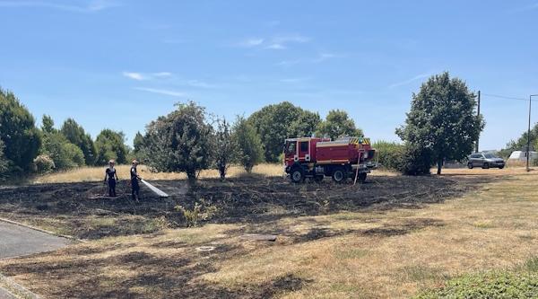 Début incendie